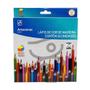Imagem de Lápis De Cor Com 24 Cores Multicolor Sextavado Escolar