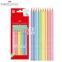 Imagem de Lápis de Cor Eco Pastel e Metallic com 10 Cores - Faber-Castell / WX Gift