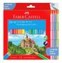 Imagem de Lápis de Cor Ecolápis Faber Castell 24 Cores Mais 4 Cores Pastel