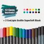 Imagem de Lápis De Cor Ecolápis Supersoft 12 Cores +2 Ecolápis Grafite