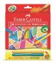 Imagem de Lápis De Cor Faber-Castell 24 Cores Triangular + Canetinha