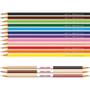 Imagem de Lápis de cor Faber Castell com 12 cores + 3 tons de pele duo