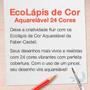 Imagem de Lápis de Cor Faber Castell EcoLápis 24 Cores Aquarelável