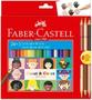 Imagem de Lapis de Cor, Faber-Castell, Ecolapis Caras & Cores, 24 Cores + 3 Tons de Pele