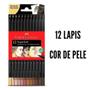 Imagem de Lápis De Cor Faber Castell Super Soft 12 Cores Tons De Pele