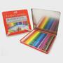 Imagem de Lapis De Cor Grip Com 24 Cores Com Estojo Lata Faber Castell