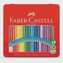 Imagem de Lapis De Cor Grip Com 24 Cores Com Estojo Lata Faber Castell