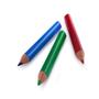 Imagem de Lapis de cor jumbo infantil ponta grossa triangular 12 cores - brw