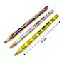 Imagem de Lapis de Cor Jumbo Kit 3 Uni Rainbow Arco Iris Multicor Tris