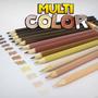 Imagem de Lápis de Cor Multicolor Super 12 Cores Tons de Pele