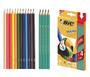 Imagem de Lápis de Cor Sextavado Bic Revolution Com 12 Lápis Coloridos e 4 Lápis Preto HB2