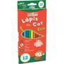 Imagem de Lápis de Cor Sextavado Eco 12 Cores - Léo Léo - Leo E Leo