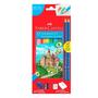 Lapis De Cor Sextavado Faber Castell 12 Cores + 02 Lapis + Acessrios - FABER-CASTELL Imagem de Lapis De Cor Sextavado Faber Castell 12 Cores + 02 Lapis + Acessrios - FABER-CASTELL