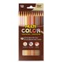 Imagem de Lápis de Cor Tons de Pele 12 Cores Ecolápis Faber-Castell