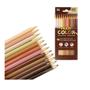 Imagem de Lápis de Cor Tons de Pele 12 Cores Ecolápis Faber-Castell