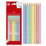 Imagem de Lápis de cor Tons Pastel Faber-Castell com 10 cores
