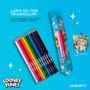 Imagem de Lápis de cor triangular 12 cores looney tunes - leo e leo