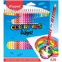Imagem de Lapis De Cor Triangular Color Peps Apagavel 24Cores