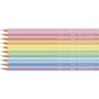 Imagem de Lápis de COR Triangular Ecolápis TONS Pastel 10 Cores PCT com 12