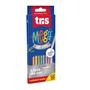 Imagem de Lápis De Cor Triangular Mega Soft Color Metálico - 10 Cores