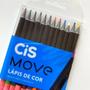 Imagem de Lápis De Cor Triangular Move Estojo Com 12 Cores - Cis