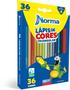 Imagem de Lápis de Cor Triangular Norma 36 Cores Com Apontador Waleu