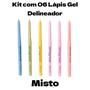 Imagem de Lápis Gel Delineador Colorido Tons Pastel Vivai