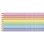 Imagem de Lapis triangular 10 cores pastel  -  faber-castell