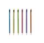 Imagem de Lápis Tristar Neon HB Nº2 Triangular c/  Borracha Kit 96 Un