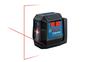 Imagem de Laser de Linha Cruzada Bosch GLL50-20 - Alcance de 15m com Suporte Magnético