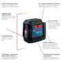 Imagem de Laser de Linha Cruzada Bosch GLL50-20 - Alcance de 15m com Suporte Magnético