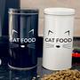 Imagem de Lata Pote De Metal Com Tampa Cat Food 1400ml Design Jump