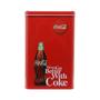 Imagem de Lata square coca-cola better with coke metal 13x9,9x20cm