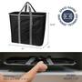 Imagem de Laundry Caddy CleverMade Midnight Black/Shadow Grey 64 L, 2 unidades