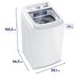 Imagem de Lav 14 Kg Electrolux Essencial Care Cesto Inox - Led14