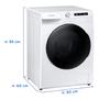 Imagem de Lava E Seca 13kg Samsung Front Load C/ Connect. - Wd13t504dbw/az