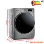 Lava e Seca Brastemp 10kg/6kg Prata Água Quente com Ciclo Tira Manchas Pro e Ciclo 1h Pronto para Vestir Imagem de Lava e Seca Brastemp 10kg/6kg Prata Água Quente com Ciclo Tira Manchas Pro e Ciclo 1h Pronto para Vestir