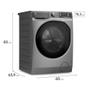 Imagem de Lava e Seca Electrolux 11Kg Inox Perfect Care Inverter com Água Quente/Vapor (LSW11)