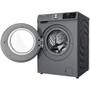 Lava e Seca Hisense 13kg Steam Titanium Com 13 Programas De Lavagem WD5Q1342BT2 220v Imagem de Lava e Seca Hisense 13kg Steam Titanium Com 13 Programas De Lavagem WD5Q1342BT2 220v