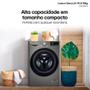 Lava e Seca LG Smart VC4 12kg Inox Look com Inteligência Artificial AIDD (CV5012PC4) - 110v Imagem de Lava e Seca LG Smart VC4 12kg Inox Look com Inteligência Artificial AIDD (CV5012PC4) - 110v