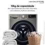 Lava e Seca LG Smart VC4 12kg Inox Look com Inteligência Artificial AIDD (CV5012PC4) - 110v Imagem de Lava e Seca LG Smart VC4 12kg Inox Look com Inteligência Artificial AIDD (CV5012PC4) - 110v