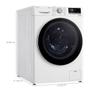 Imagem de Lava e Seca Smart LG CV5 14kg Com Inteligência Artificial CV5014WC4A