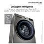 Lava e Seca Smart LG VC4 12kg Inox Look com AIDD CV5012PC4A Imagem de Lava e Seca Smart LG VC4 12kg Inox Look com AIDD CV5012PC4A