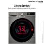 Imagem de Lava e Seca Smart LG VC4 14kg Inox Look com AIDD CV5014PC4