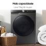 Lava e Seca WD13T Smart Inox 13kg - Samsung Imagem de Lava e Seca WD13T Smart Inox 13kg