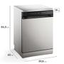 Imagem de Lava-Louça Electrolux 14 Serviços Inox com Programa Lava e Seca 50' LS14E 220V