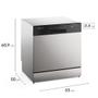 Imagem de Lava-Louça Electrolux 8 Serviços Inox com Programa Lava e Seca 50' (LS08E) 220V