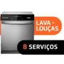 Imagem de Lava-Louças 8 Serviços Brastemp BLF08BS Inox