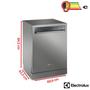 Lava-Louças Electrolux Home Pro Inox com 14 Serviços, 7 Programas de Lavagem e Painel Digital - LP14X Imagem de Lava-Louças Electrolux Home Pro Inox com 14 Serviços, 7 Programas de Lavagem e Painel Digital - LP14X