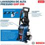 Imagem de Lavadora Alta Pressão Ghp 200 1700w Bosch Acessórios Azul 220v